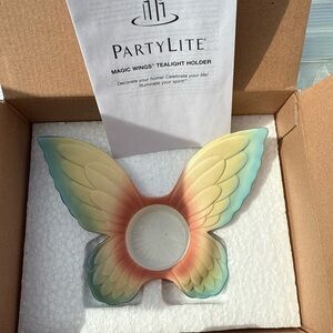 PartyLite Magic Wings Tealight Holder - Pastel Multicolor